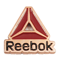 Штампованный значок бронзового цвета REEBOK